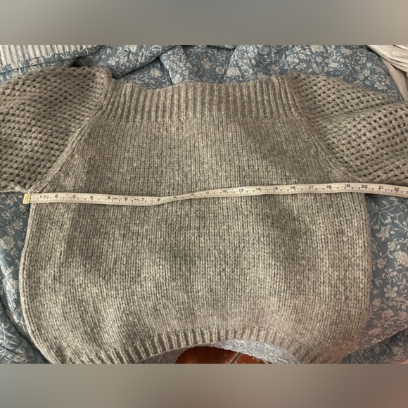 LoveShackFancy Rosie Pullover Sweater in Grey L - Picture 8 of 9